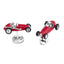 Deakin & Francis Silver Red Racing Car Cufflinks - Chalmers Jewelers