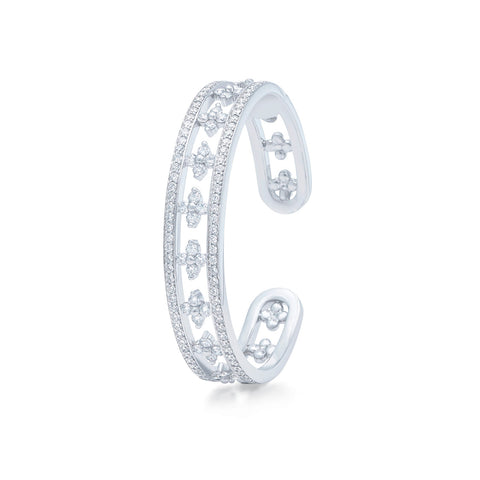 KWIAT Jasmine Collection Cuff with Diamonds B-15681-0-DIA-18KW