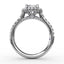 Fana Halo Diamond Engagement Ring S3144