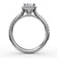 Fana Emerald Cut Diamond Ring S3793