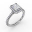Fana Emerald Cut Diamond Ring S3793