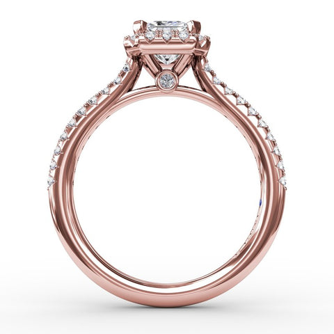 Fana Emerald Cut Diamond Ring S3793