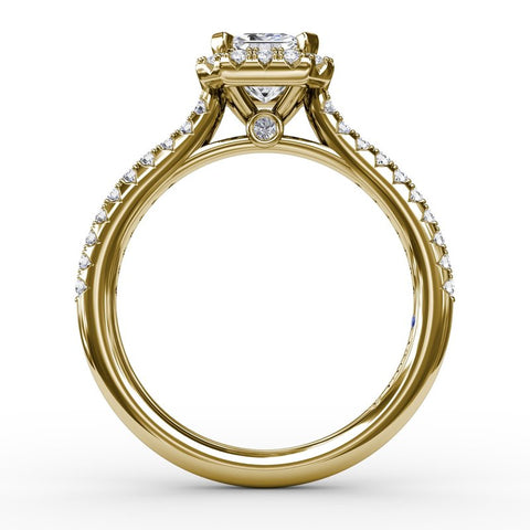 Fana Emerald Cut Diamond Ring S3793