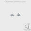 0.33ctw 18k Diamond Starburst Fashion Earrings