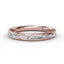 Fana Baguette Diamond Wedding Band W3289