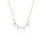 Custom Initial Diamond Necklace with 4 letters