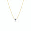 Solitaire Drilled Diamond Necklace