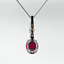 5.58ct Rubilite and Diamond Custom Pendant