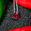 Platinum Custom 6.49ct Tourmaline Pendant