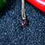 1.16CT NATURAL RED SPINEL AND DIAMOND PENDANT