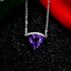 4.89CT AMETHYST AND DIAMOND PENDANT