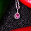 1.41CT SAPPHIRE & DIAMOND CUSTOM PENDANT
