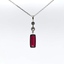 2.00CT NATURAL RUBY AND DIAMOND PENDANT