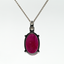 9.67CT RUBY AND DIAMOND PENDANT