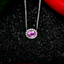 1.34ct Sapphire and Diamond Custom Pendant