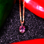 2.73CT Sapphire and Diamond Custom Pendant