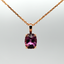 2.73CT Sapphire and Diamond Custom Pendant