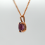 2.73CT Sapphire and Diamond Custom Pendant