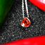 Platinum Custom 5.72ct Orange Sapphire Pendant