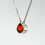 Platinum Custom 5.72ct Orange Sapphire Pendant