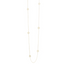 MIDAS 14k Gold Long and Lovely Station Necklace MF029354