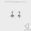 1.40ctw Diamond Dangle Fashion Earrings