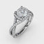 Fana Infinity Halo Engagement Ring 3359