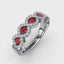 Fana Hold Me Close Ruby and Diamond Twist Ring