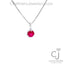 1.50CT RUBY & DIAMOND PENDANT