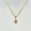 14k Yellow Gold 1.50CT Classic Diamond Solitaire Pendant