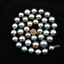 Natural Tahitian Pearl Strand with 18k Yellow Gold Diamond Accent Clasp