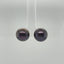 14k Yellow Gold Chocolate Button Pearl Stud Earrings