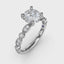 Fana Classic Diamond Engagement Ring with Detailed Milgrain Band 3040
