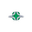 KWIAT Argyle Collection Emerald and Diamond Ring R-28115E-0-DIAEME-18KW