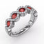 Fana Hold Me Close Emerald ad Diamond Twist Ring