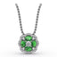 Fana Love in Bloom Sapphire and Diamond Pendant 1574