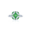 KWIAT Argyle Collection Tsavorite Garnet and Diamond Ring R-28115-0-TSADIA-18KW