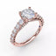 Fana Contemporary Diamond Ring With Openwork Band 3183