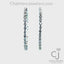 5.75ctw Diamond Inside Outside Hoop Earrings