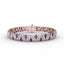 Fana Wave Sapphire and Diamond Bracelet 1492