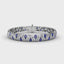 Fana Wave Sapphire and Diamond Bracelet 1492