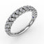 Fana Repeating Chevron Straight Diamond Band 7271