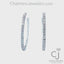 2.02ctw Diamond Hoop Earrings