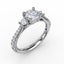 Fana Classic Three Stone Engagement Ring S3147