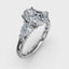 Fana Classic Three Stone Diamond Engagement Ring 3227