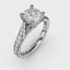 Fana Designer Split Band Engagement Ring S3593