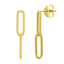 MIDAS 14k Yellow Gold Paper Dangle Earrings MF037476