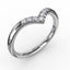 Fana Shared Prong Chevron Diamond Band 7316