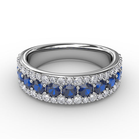 FANA Sapphire and Diamond Ring R1523S