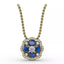 Fana Love in Bloom Sapphire and Diamond Pendant 1574